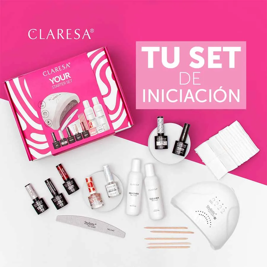 CLARESA - Kit completo de esmaltado semipermanente con lámpara - Imagen 2