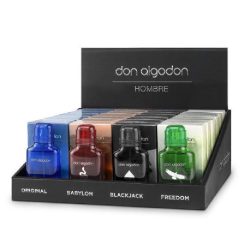 DON ALGODÓN - Expositor 24 unidades de colonias surtidas hombre 30ml