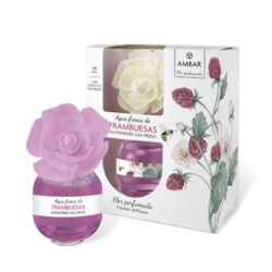 Flor perfumada agua fresca de Ambar frambuesa