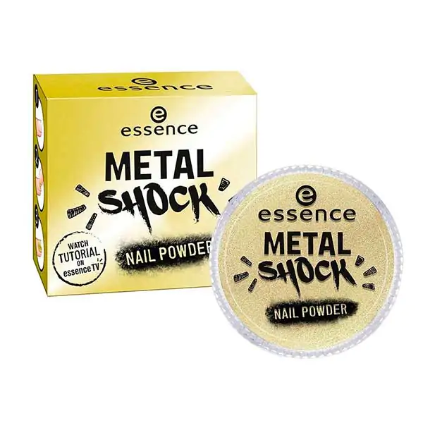 Essence METAL SHOCK Nagelpulver – 03 I'm So Fancy, 1g, Für Spiegelnde Chrome-Nägel, Maniküre-Pulver