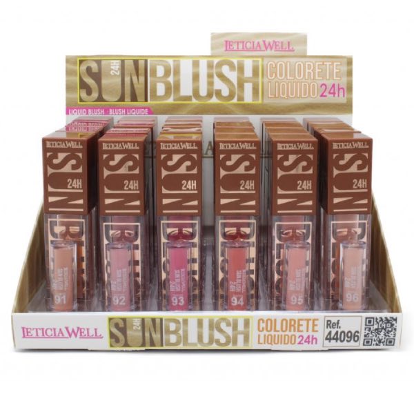 LETICIA WELL - Expositor 24 unidades Colorete Líquido SUN BLUSH 24H - 44096