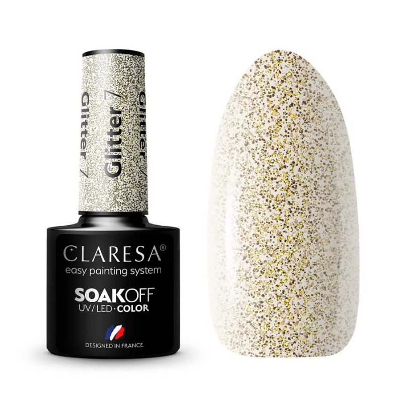 CLARESA - Esmalte semipermanente Glitter 07