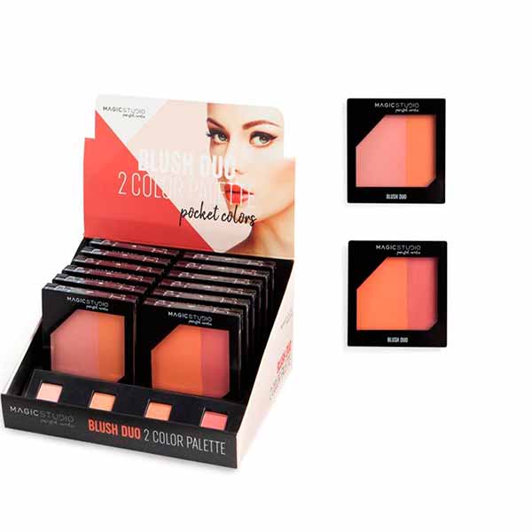 MAGIC STUDIO - Expositor 12 unidades colorete BLUSH DUO