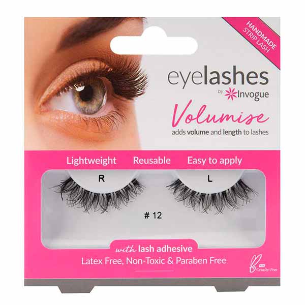 INVOGUE - Pestañas postizas VOLUMISE 12