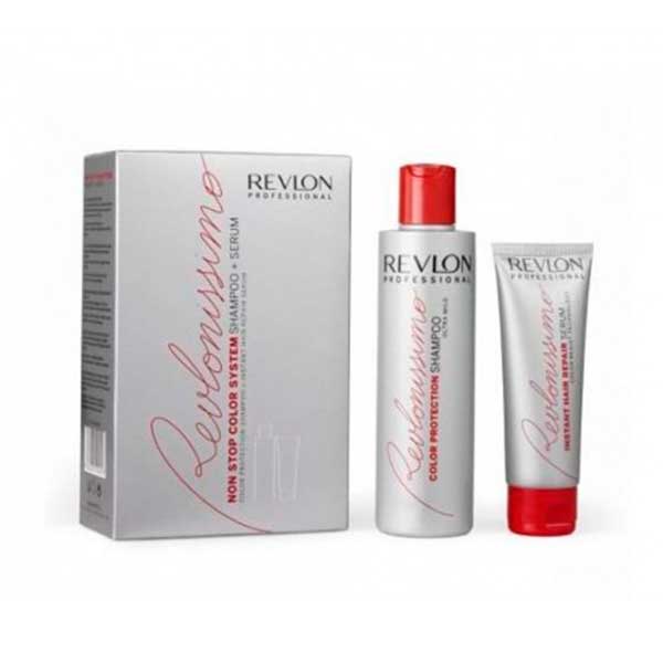 REVLON - Pack Revlonissimo champú protector de color y Serum reparador