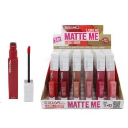 LETICIA WELL – Expositor 24 Unidades Labial Líquido Matte Me - 11443
