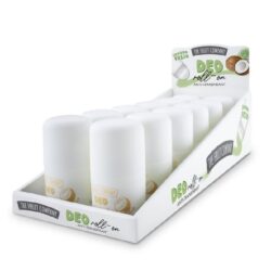 THE FRUIT COMPANY- Expositor 12 Unidades Desodorante Deo Roll-On Antitranspirante Coco