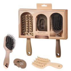 Beauty & Wellness - Caja 6 Unidades de Set de Cepillos y Accesorios para el Cabello - 8428