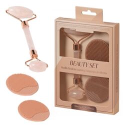 Set Rodillo Facial Cuarzo