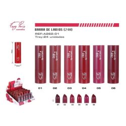 Easy Paris - Expositor 24 Unidades de Barra de Labios *Upgraded Lipstick* - A262-1
