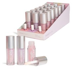 MAGIC STUDIO - Expositor 18 Unidades de brillo JUICY GLITTERY LIP OIL - 90465