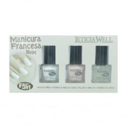 LETICIA WELL - Caja 12 unidades Set Manicura Francesa Nude - 22521