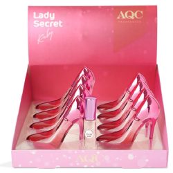 AQC Fragrances - Expositor 8 Unidades fragances Lady Secret Rubi- 56255