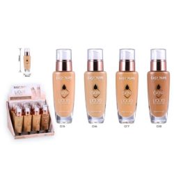 Easy Paris - Expositor 12 Unidades de Base de Maquillaje Fluido *Liquid Foundation* - M124-02