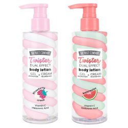 THE FRUIT COMPANY- Caja 12 unidades de Crema Corporal Twister Dual Effect Body Lotion Surtido