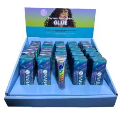 NABA - Expositor 24 unidades de pegamento para glitters, pigmentos y flakes