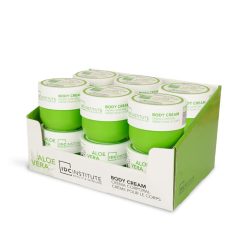 Idc Institute - Expositor 12 unidades de Crema corporal con Aloe vera de 500 ml - 99388