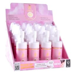 D'DONNA - Expositor 12 Unidades de mousse limpiador facial Makeup Cleasing Marshmallow 100 ml - 10117D