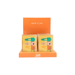 JOVO - Expositor 18 unidades de Pinzas de Pelo Monsters Hair Clips - EJJ04020200
