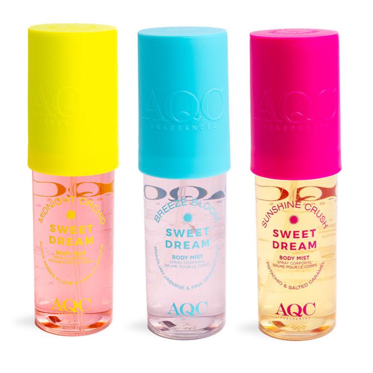 AQC Fragrances - Expositor 12 Unidades Body Mist SWEET DREAM MINI 90ml - 56259 - Imagen 2
