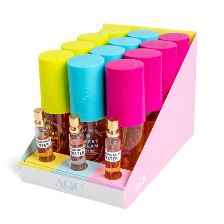 AQC Fragrances - Expositor 12 Unidades Body Mist SWEET DREAM MINI 90ml - 56259