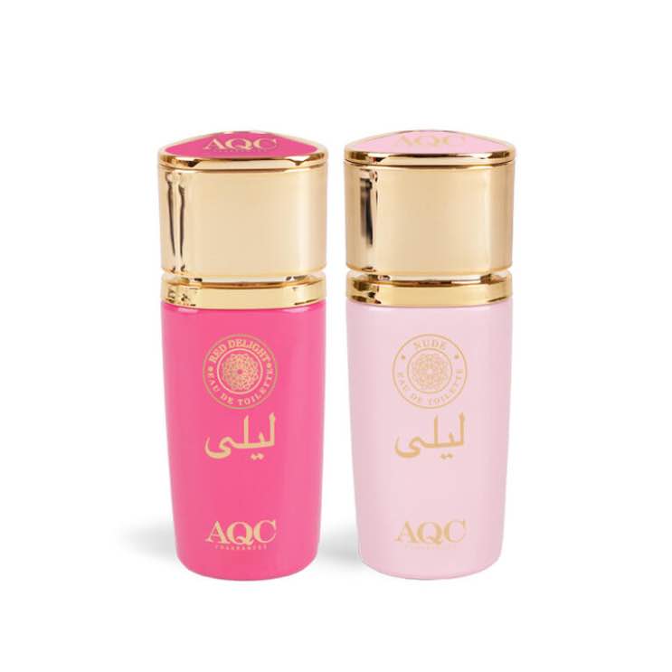 AQC Fragrances – Caja 6 Unidades Set Fragancias Leila Candy RED&NUDE - 44454 - Imagen 2