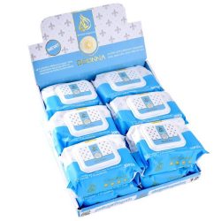 D'DONNA - Expositor 12 unidades Toallitas Desmaquillantes Wipe Bianco Latte -10125F