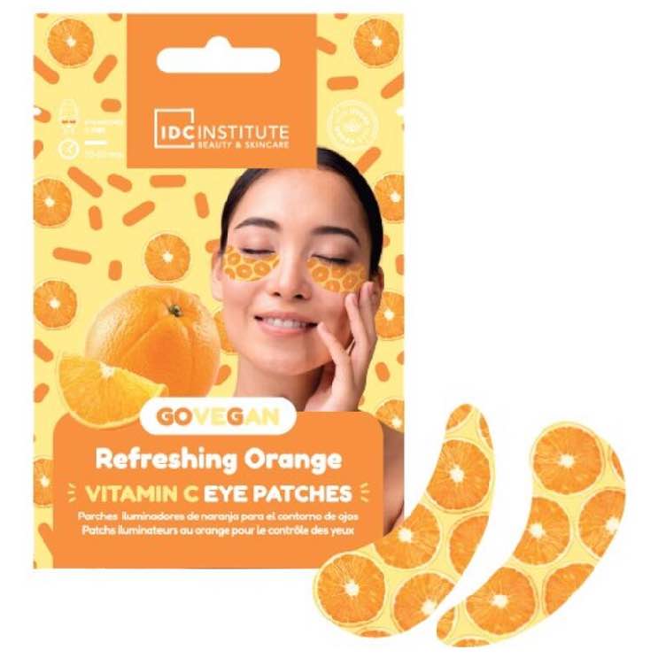 Idc Institute - Caja 12 unidades de parches para ojos Vitamina C Orange - 90662 - Imagen 2