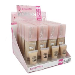 LETICIA WELL - Expositor 16 Unidades Base de Maquillaje Korean 24h - 44259