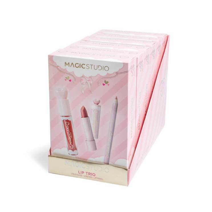 Magic Studio - Expositor 6 unidades Set Coquette Lip Trio - 35221