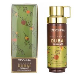 D'DONNA - Caja 5 unidades Body Mist Universe Dubai Chocolat 250 ml - 30252