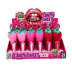 D'DONNA - Expositor 24 unidades Brillos de Labios Gloss Candy Sweet - 12316A