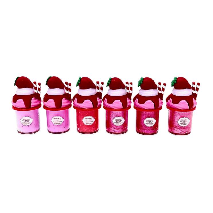 D'DONNA - Expositor 24 unidades Brillos de Labios Gloss Strawberry Yummy Cream - 12319B - Imagen 2