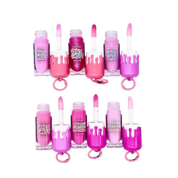 D'DONNA - Expositor 24 unidades Brillos de Labios Gloss Sweet Oil - 12314A - Imagen 2