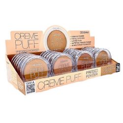 D'DONNA - Expositor 24 unidades Polvos Compactos Powder Creme Puff Pressed - 13231A