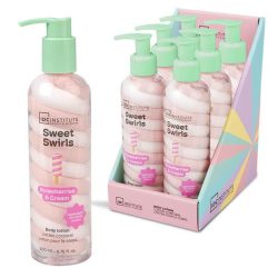 IDC INSTITUTE - Expositor 6 unidades Sweet Swirls Strawberries & Cream Body - 90520