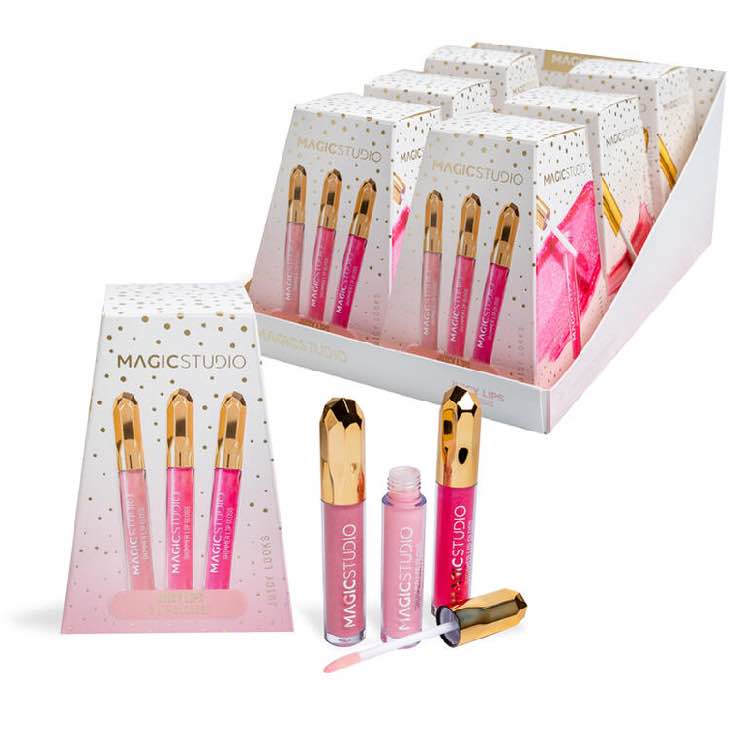 Magic Studio - Expositor 6 unidades Set Diamond Juicy Lips - 35200